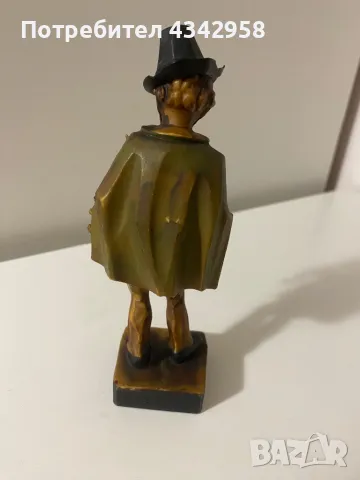 Vintage Figure of man Playing a Violin. West Germany , снимка 4 - Други ценни предмети - 48765176