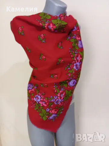 Руски шал , снимка 4 - Шалове - 49517428