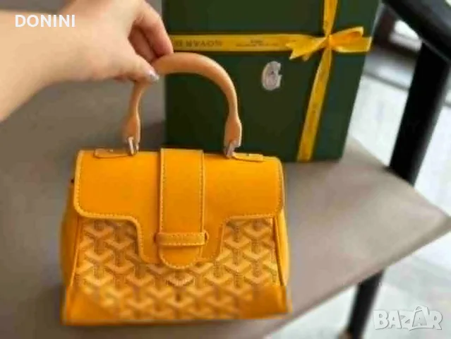 Goyard  Дамска чанта, кожа, снимка 9 - Чанти - 56267466