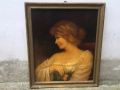 стара българска картина - худ. Азов - 1983г., снимка 3