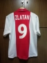 Ajax Zlatan Ibrahimovic 2001 2002 Home Adidas оригинална тениска фланелка екип Аякс Ибрахимович , снимка 1