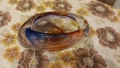 Пепелник чешко стъкло , снимка 2