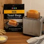 Торбички за тостер филийки 2бр. NoStik, 16x16.5см., до 260°, кафяв, в плик, снимка 1