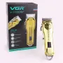 VGR V-672 Професионална машинка за подстригване, златиста, 2000mAh, LED дисплей, снимка 3