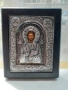 Уникална гръцка красива сребърна икона, снимка 1