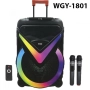 Караоке тонколона 18 инча с микрофон и дистанципонно WGY-1801, снимка 7