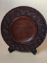 Резбована дървена чиния/фруктиера, снимка 2