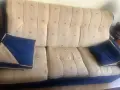 Диван с два фотьойли и две табуретки , снимка 1