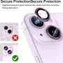 Camera Lens за iPhone 14 / 14 Plus / Тъмнолилав / Баркод : 2403740, снимка 3