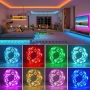 RGB LED лента 10m LED стайна лампа с APP контрол, гъвкава лента за декорация на стая, спалня, хол, снимка 3