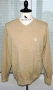 Henri Lloyd Mens Light Beige V-Neck Long Sleeve Cotton Casual Jumper Size Large, снимка 1