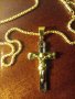 Колие с кръст , снимка 1 - Колиета, медальони, синджири - 39698892