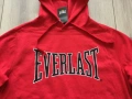 НОВ оригинален червен памучен суичър блуза EVERLAST размер L от САЩ , снимка 2