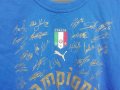 Italy World Cup 2006 Puma оригинална тениска с автографи Campioni 4 Del Mundo Италия , снимка 4