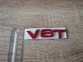 Ауди Audi V8T емблеми надписи червени, снимка 3