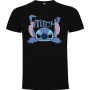 Нова детска тениска със Стич (Stitch) в бял или черен цвят, снимка 3