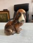 Керамично куче с глазура - Блъдхаундът. №4582, снимка 1 - Колекции - 42364979