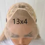 Елегантна права руса перука с дантела 13x4 лейс фронт LACE FRONT, снимка 2
