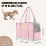 Нова дишаща регулируема чанта с джобове за куче пътуване домашен любимец, снимка 5