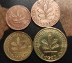 Монети Германия - 4 бр. [1979-1995], снимка 2