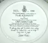 Колекционерски декоративни порцеланови чинии Royal Doulton, сет 2 бр. , снимка 8