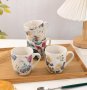 Порцеланова чаша за чай 300ML, флорални мотиви - различни варианти