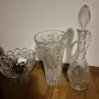 Кристина стъклени вази и купа, снимка 1