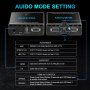 4K 120Hz HDMI 2.1 Audio Extractor 2X1 VRR ALLM HDCP2.3 HDR10 ARC CEC Audio Extractor Switch 2 IN 1 O, снимка 5