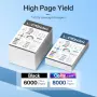 Нов Комплект мастила HP 31 32XL CMYK с висок капацитет за Smart Tank 4 броя тонер принтер печат, снимка 3