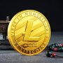 25 Лайткойн монета / 25 Litecoin ( LTC ) - Gold, снимка 2