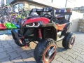 X двуместен акумулаторен джип BEAST 4x4 червен, снимка 3