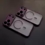 iPhone 18 Pro Max /iPhone 18 Pro гръб матов полупрозрачен dark cherry , снимка 5