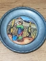Калаена ретро чиния за стена. Произведено след 1945 г.Германия., снимка 1