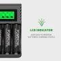 Интелигентно зарядно устройство за батерии АА, ААА, POWEROWL с LCD дисплей, снимка 3