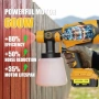 Нов Безкабелен пистолет за боядисване 600W HVLP 1000ml 3 дюзи за DEWALT 18V батерия, снимка 2