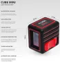 Нов К-т ADA Cube Mini Английски Професионален Лазерен НИВЕЛИР Лазер 20м с Тринога Калъф Чанта БАРТЕР, снимка 5