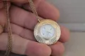 СССР дамски часовник ''Чайка'' медальон /17 камъка/, снимка 8