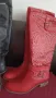 страхотни дамски ботуши черни,червени и бели  номер 39-40 дължина на стелката 25см-25.5см, снимка 6