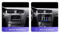Volkswagen Golf 6 2008 - 2016  Мултимедия Навигация Android, снимка 2