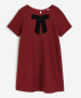 H&M Празнична рокля с панделка за момиче 8-10г, снимка 1 - Детски рокли и поли - 44656113