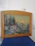 Стари картини, платно масло, авторска изработка. , снимка 12