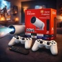 Интелигентен видео проектор 4K с два геймпада, дистанционно управление, Android TV 11 и WiFi 6, снимка 2