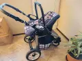Бебешка количка Bergsteiger Capri 3 в 1 – КАТО НОВА (Пълен комплект), снимка 9