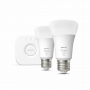 Philips Hue Управление + 2бр LED Крушки Топла Бяла Светлина 9.5W E27 75W , снимка 3