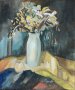 Картина, ваза с цветя, худ. П.Ненов, снимка 1 - Картини - 42670187
