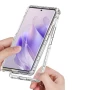 Infinix Note 40 Pro Clear Acrylic Hybrid TPU + PC Калъф и Протектор, снимка 3
