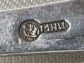 лъжички за чай / за кафе, 2 комплекта по 6 броя, посребрени от мелхиор, нови, произведени в СССР, снимка 4