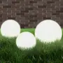 vidaXL Градински сфери за LED лампи, 3 бр, 20/30/40 см, PMMA, снимка 2