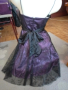 Ново!Официална рокличка в лилаво и черно с тюл от лъскави цветя, снимка 6
