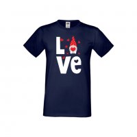 Мъжка тениска Свети Валентин Love Gnome, снимка 7 - Тениски - 35713621